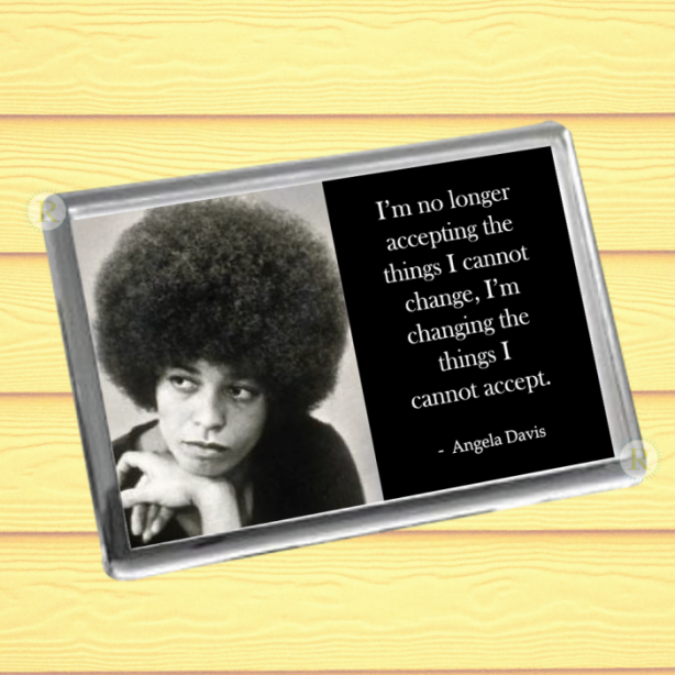 Angela Davis Fridge Magnet